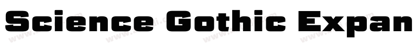 Science Gothic Expan字体转换 Science Gothic Expan字体转换